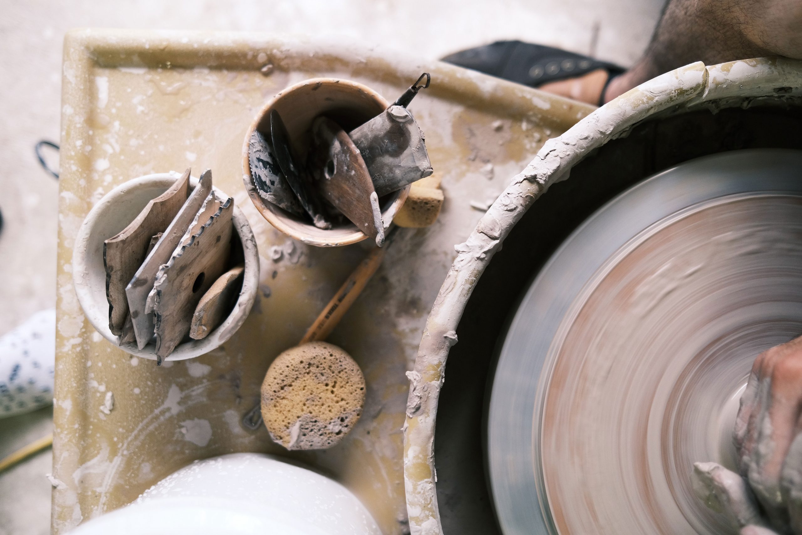 tour de potier Atelier de Céramique Lyon