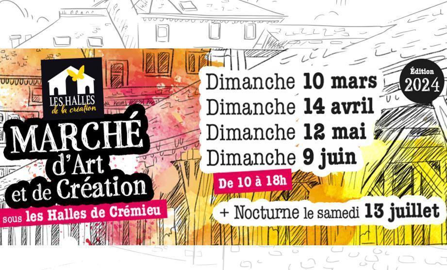 Marché de la création de Crémieu-2024